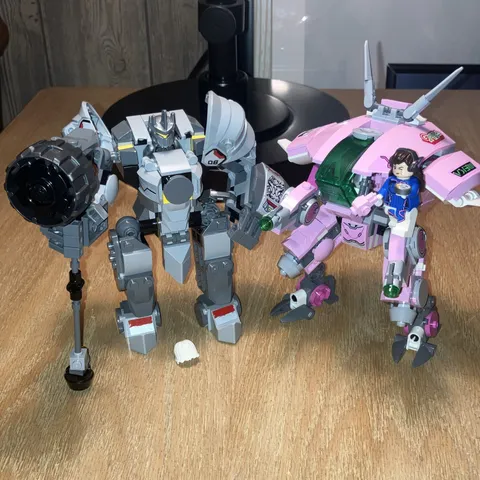 Lego Overwatch D.Va and Reinhardt 75973 100% Complete Set