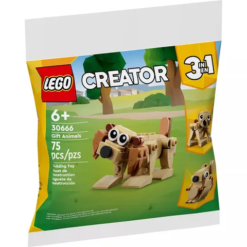 Lego Creator 3in1 Gift Animals Brick Building Toy Set 30666 Ages 6+ 75 Piece