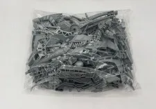 LEGO Silver Gray Bionicle Hero Factory Weapons Shields Accessories Lot 70 Pieces