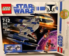 LEGO Star Wars The Clone Wars 8016 Hyena Droid Bomber 232pc Complete Set