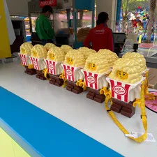 Lego Minifigure ShangHai Legoland Resort Figure Crossbody Popcorn Bucket Gift