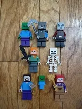 Lego Minecraft minifigure lot