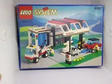 Gas N’ Wash Express (6397) Lego BOX AND PARTS ONLY INCOMPLETE