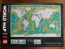 Lego Art WORLD MAP (31203), Brand New & Sealed