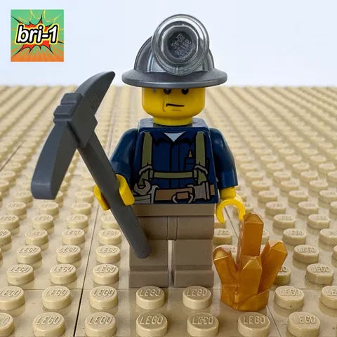 LEGO City, Construction: Miner, PICKAXE, GOLD, cty0311, 4201, DUMP TRUCK, 2012