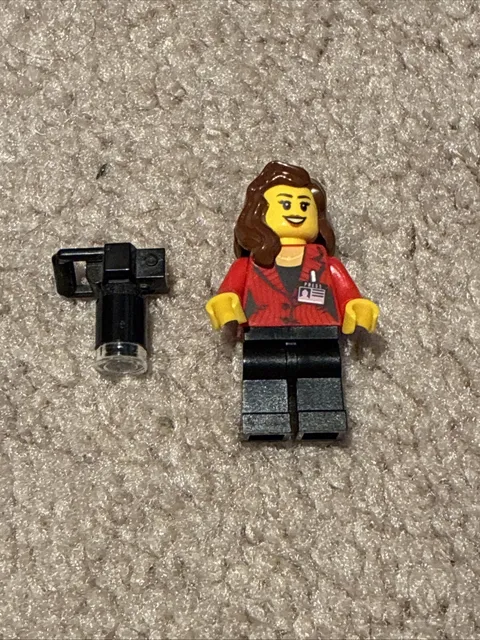 Lego Press Woman / Reporter 75912 Speed Champions Minifigure