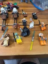 LEGO Star Wars Minifigure Lot Darth Vader Lightsabers Accessories