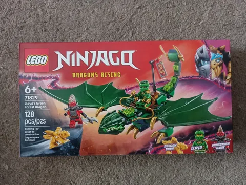 Lego 71829 Lloyd's Green Forest Dragon W/ Dragonian Scout, Dragon Baby minifig