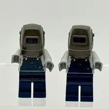 LEGO Collectible Minifigures Minifigure Welder X 2 - Minifigure only (Genuine)