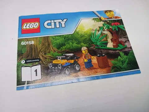 LEGO City 60158 Jungle Buggy Instruction Manual Book Only  Genuine