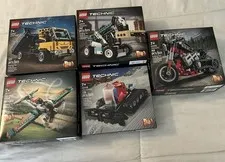 Lego Technic 42117, 42127, 42133, 42132, 42148 New Factory Sealed (set Of 5)