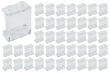 NEW LEGO Lot Of 50 1x2x2 Clear Panel with side supports