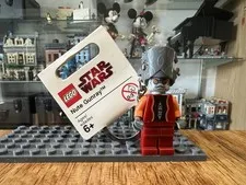 Retired 2010 LEGO 852839 Star Wars Nute Gunray Minifigure Keychain Key Chain NWT