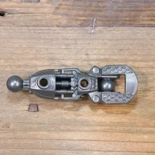 LEGO Bionicle Toa Inika Leg Lower Section Pearl Dk Gray Part 53548 57475 Qty 1