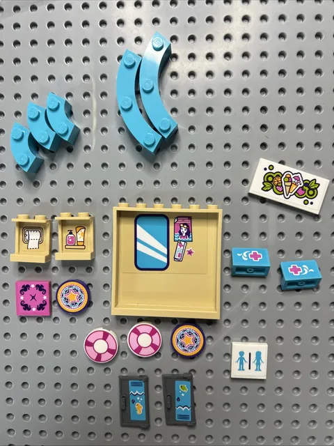 LEGO Friends 41313 Heartlake Summer Pool Parts Lot of 19 Replacement