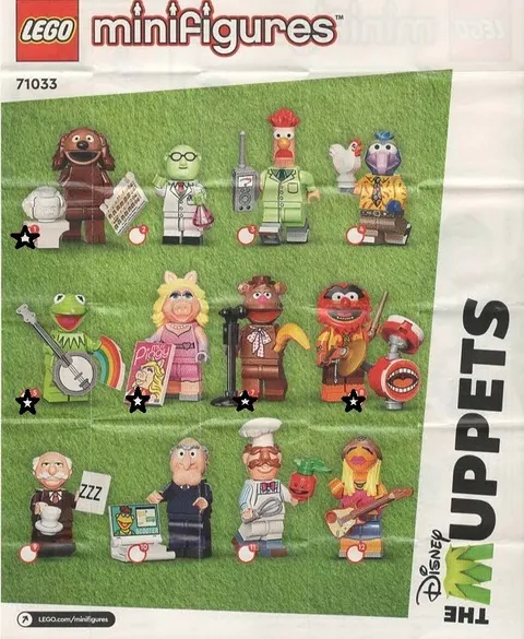 LEGO MINIFIGURES: The Muppets (71033) Set of 5 - See Details for specifics