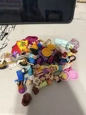 LEGO Friends Mini Doll Lot Figures + Accessories Scooter Tennis Rackets Hair