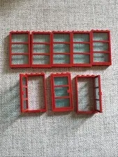 Lego Window 1 x 4 x 6 with 3 Panes. Lot Of 8.