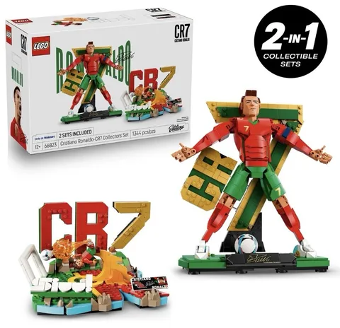LEGO 66823 Editions Cristiano Ronaldo Collector's Set Co-Pack, Building Toy