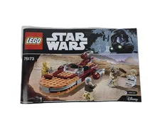 Lego Star Wars 75173 Luke's Landspeeder Instruction Manual Only