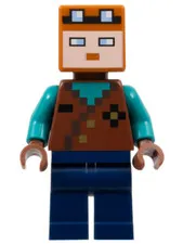 LEGO: Miner Reddish Brown Vest (min128)