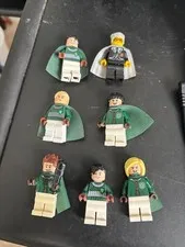 LEGO Harry Potter Madame Hooch Quidditch Syltherin tean - lot of 7