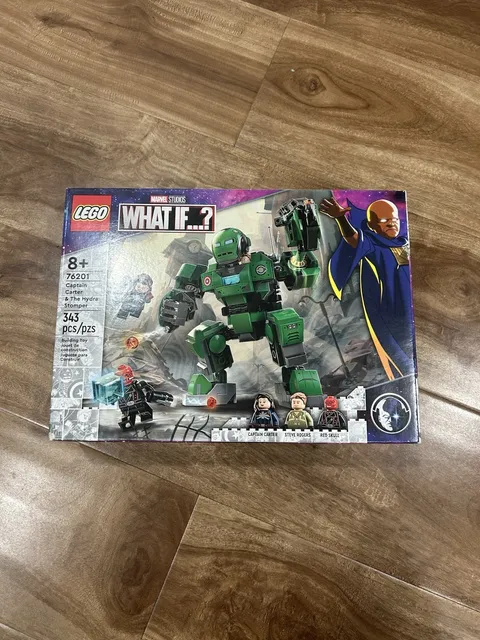 LEGO 76201 MARVEL CAPTAIN CARTER AND THE HYDRA STOMPER SET NEW SEALED IN BOX