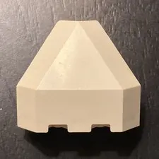 1997 LEGO White Panel 3 x 3 x 3 Corner Convex 6441 6559 6560 6442 6557 #30079
