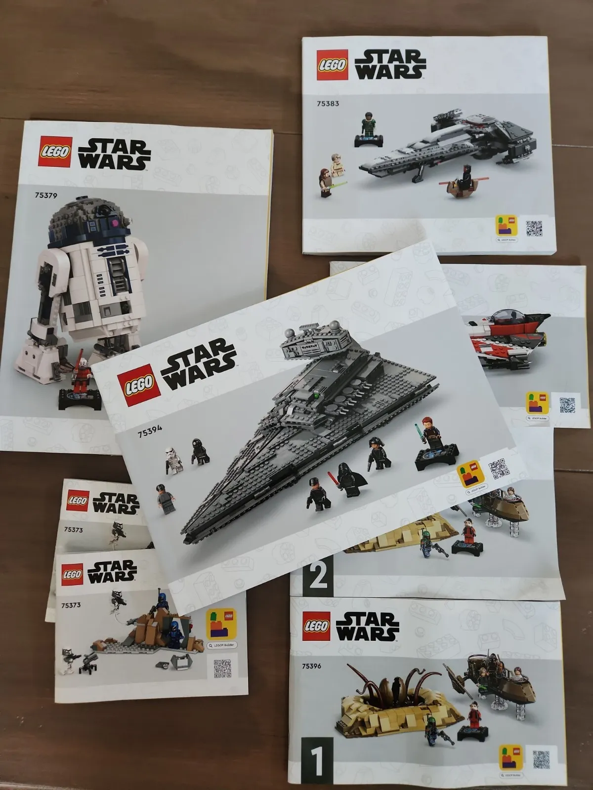 Lego Star Wars Instruction Manuals Only 75394 75379 75383 75388 75396 75373