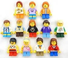 Lot Of 5 Lego Random Kid Minifigures Children Boys Girls Minifigs Toy Toys
