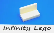12 LEGO White Panel 1 x 2 (15714 30010 4865) - (12 Pieces)