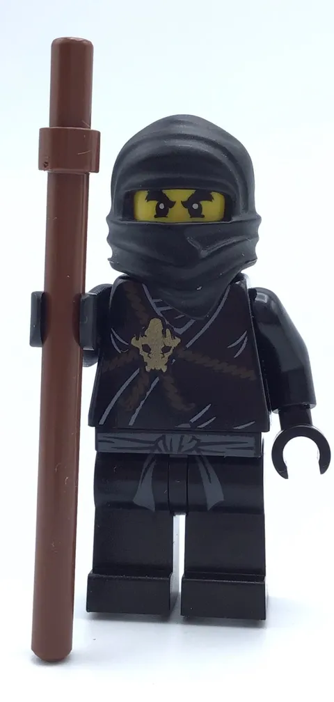 LEGO - Cole - The Golden Weapons 2011 NINJAGO Minifigure w/ staff NEW & MINT