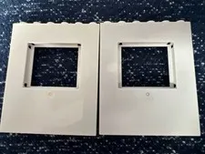 LEGO 15627 White Panel 1 x 6 x 6 with Window 2 Pieces