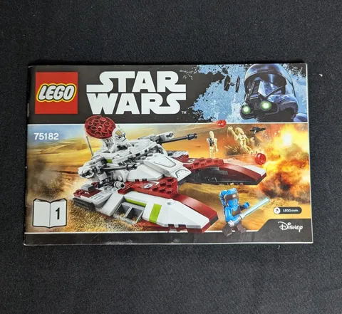 Star Wars Disney Lego 75182 instruction Book manual 1 ONLY