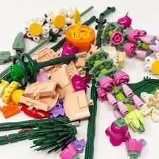 Mixed Lot Of Lego Botanical Flowers Bouquet Parts Pieces & Other Designs 