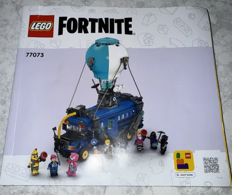 Lego Fortnite Battle Bus Instruction Manual Only