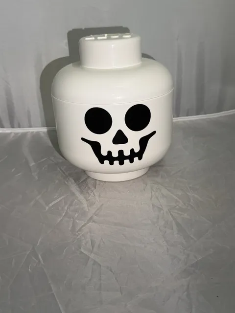 LEGO Storage Head Large Skeleton Skull Container Halloween #4032 New
