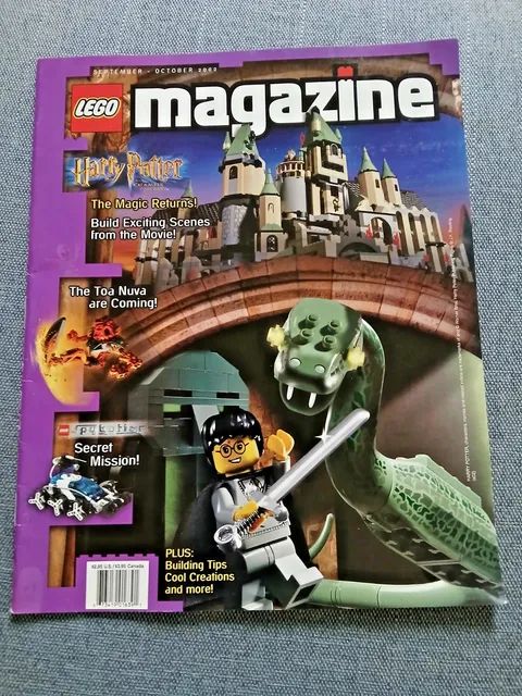 Lego Magazine Sept 2002 Harry Potter Cover Excellent Condition Vintage