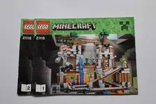 LEGO® Minecraft® 21118 The Mine Instruction Manuals Only!