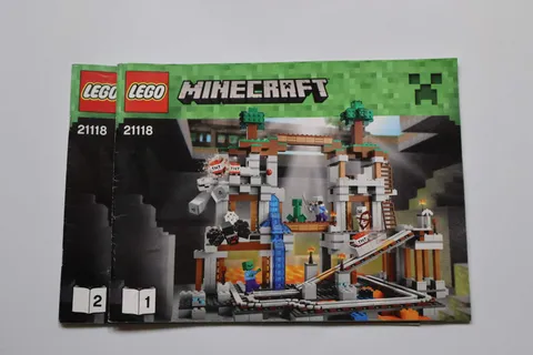 LEGO® Minecraft® 21118 The Mine Instruction Manuals Only!