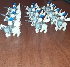 Lego Horse Knight Faction Minifigure Lot.