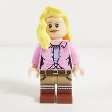 Lego Dr. Ellie Sattler Minifigure Pink Shirt Jurassic Park 75932 jw028