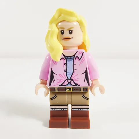 Lego Dr. Ellie Sattler Minifigure Pink Shirt Jurassic Park 75932 jw028