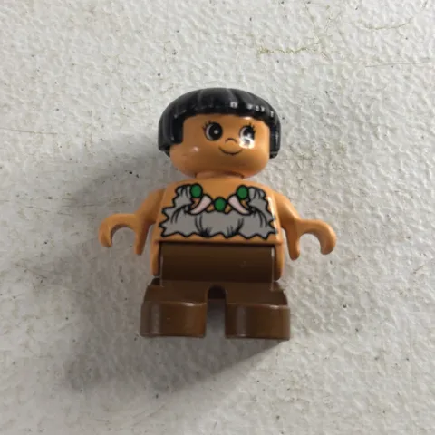 Lego Duplo Figure Kid Cave Girl vintage