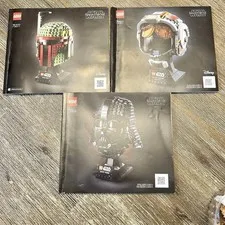 LEGO Star Wars 75304 Vader 75327 Skywalker 75277 Boba Manuel Book Only Lot