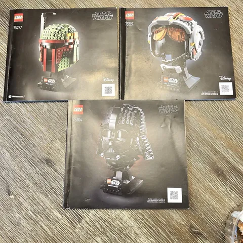 LEGO Star Wars 75304 Vader 75327 Skywalker 75277 Boba Manuel Book Only Lot