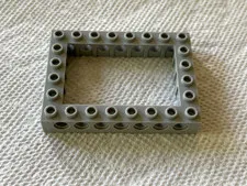1 pcs LEGO Light Bluish Gray 6x8 Technic Open Center 32532 Brick Block Parts