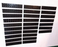 27 pieces Black Genuine Lego 2 x 10 Plate Prt 3832 Goth Castle Star Wars WYSIWYG