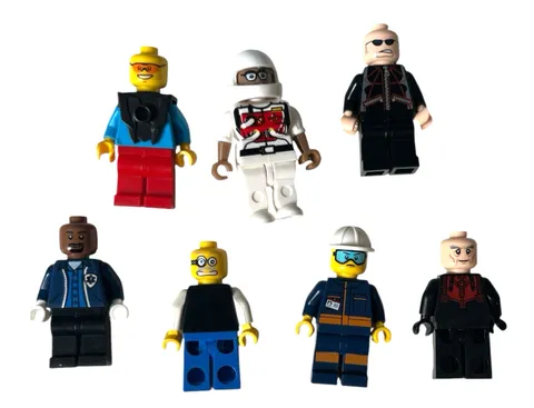 Lego Minifigure Lot of 7 Random Figures Authentic