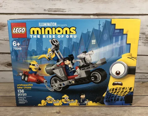 NEW LEGO 75549 Unstoppable Bike Chase Minions Rise Of Gru SEALED 136 PCS